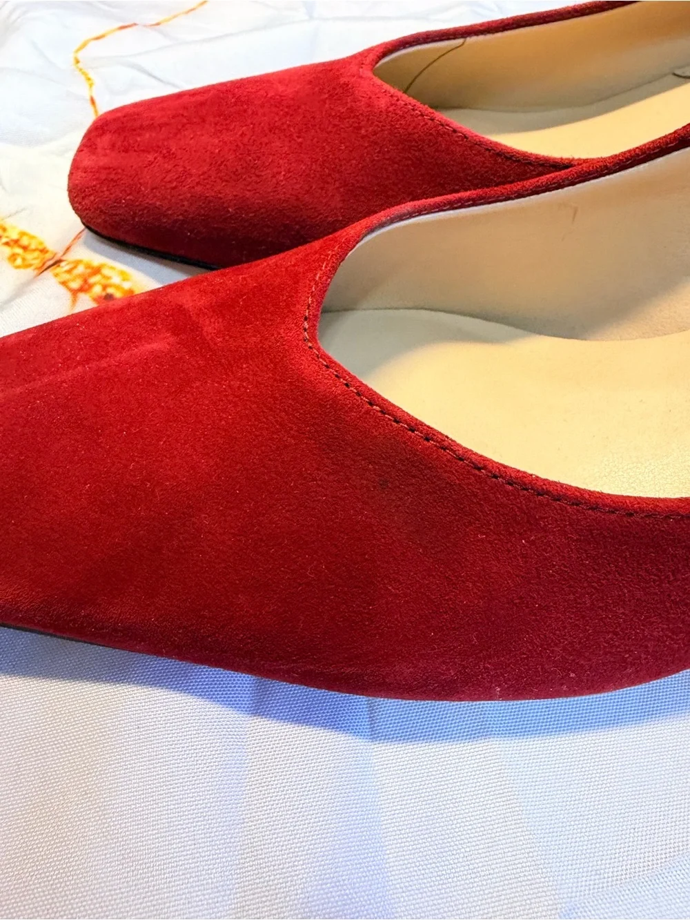 Franco Sarto Pisa Deep red heels size 8